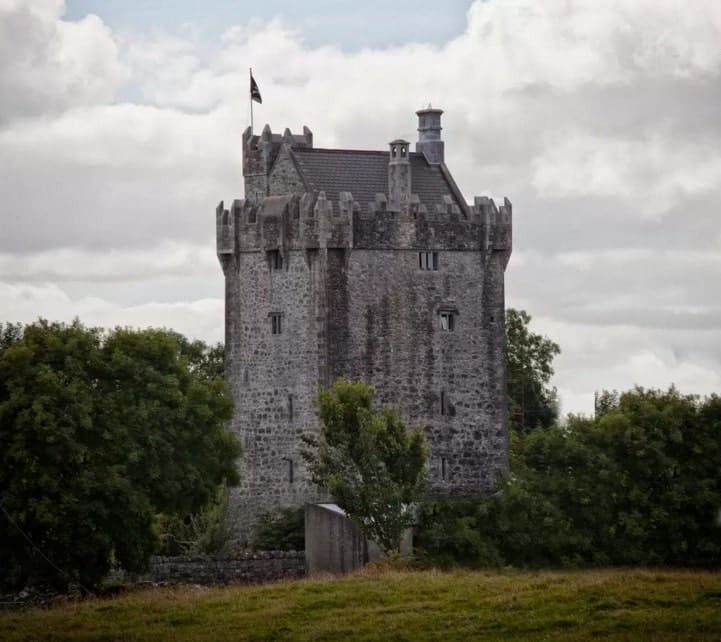 A castle in Ireland, available for short term rent via AirBnB