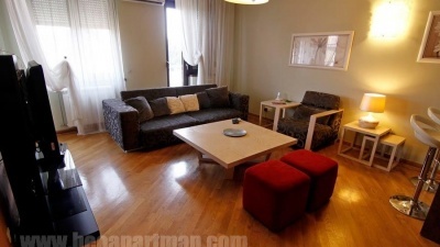 CANVAS apartment New Belgrade, living room