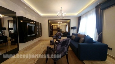 living room HUA HUA luxury apartment Belgrade