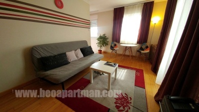 DUSHAN apartment Belgrade, living room