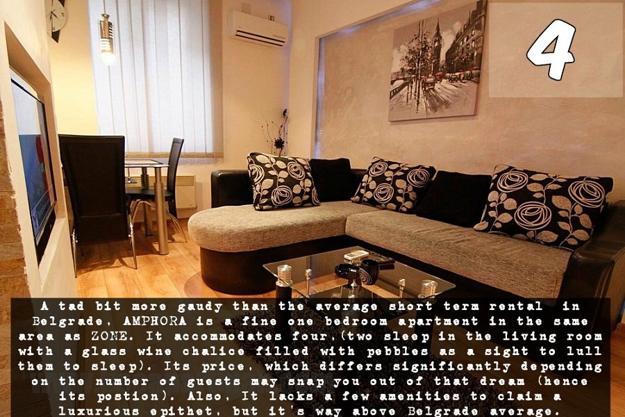 Knez Mihailova Holiday Apartments Living Room Amphora