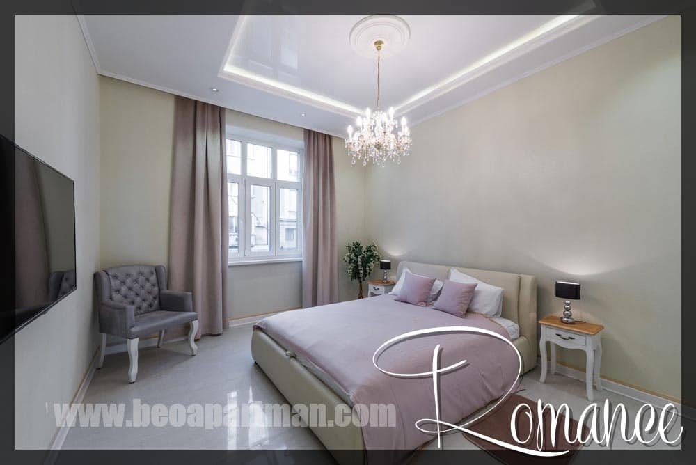 Bedroom Luxury Apartments for rent in Belgrade ROMANCE